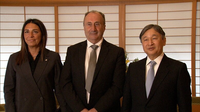 天皇陛下がサンマリノ共和国の元首と面会　大阪・関西万博で来日｜FNNプライムオンライン