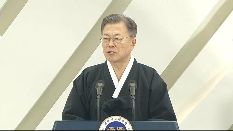 韓国・文大統領「日本は歴史に謙虚であるべき」　従来の主張繰り返す｜FNNプライムオンライン