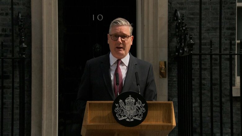 イギリスのスターマー首相が辞意表明　選挙大敗し指導力不足指摘され物価高や移民対策へも不満　求心力低下　｜FNNプライムオンライン