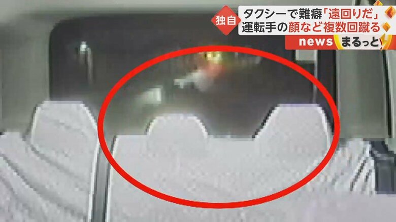 その後、車の後ろに連れていき…押し倒しているようにも見える