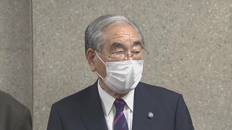 「到底容認できるものではない」と語る全国漁業協同組合連合会の岸会長