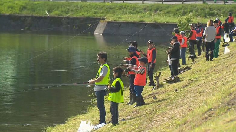 ブラックバス駆除釣り大会（女神湖　長野県立科町　月16日）