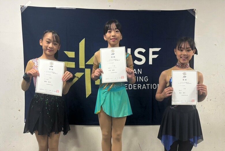 ノービスA女子表彰台（中四国九州選手権）