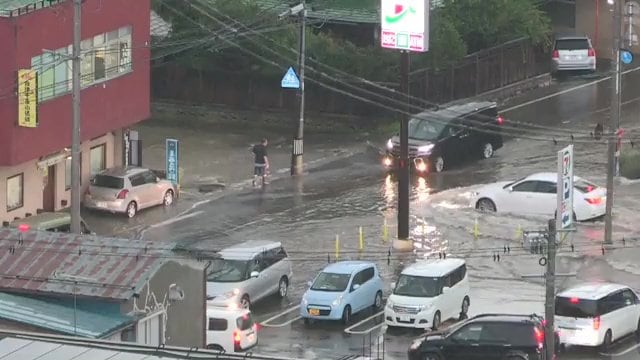2023年7月10日　福島県会津若松市で観測史上最大の雨