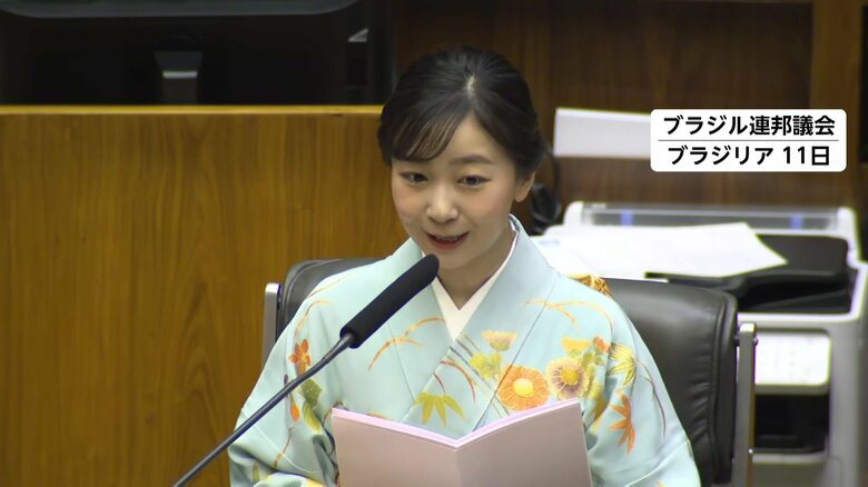 連邦議会でおことばを述べられた