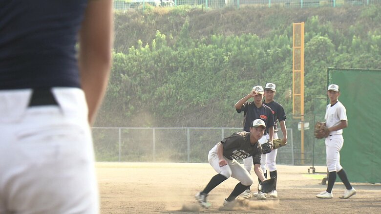 時代に流されることなく続く伝統の守備練習