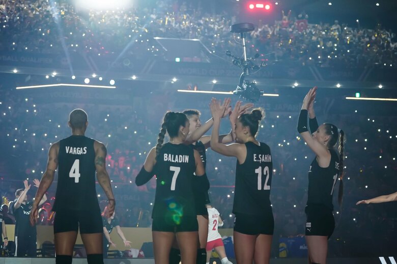 トルコと全勝対決（写真：©️FIVB）