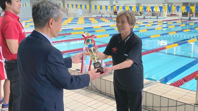 2種目泳ぎ切った宝住さん