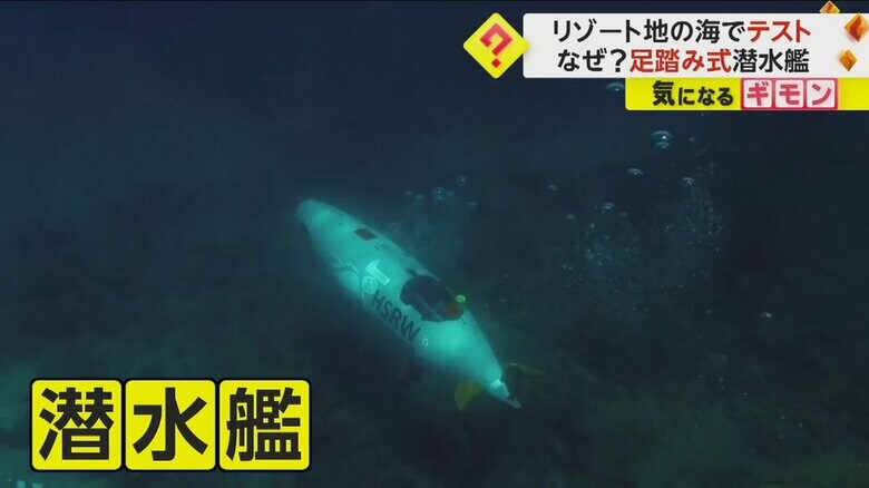 ドイツの学生が制作した足踏み式潜水艦