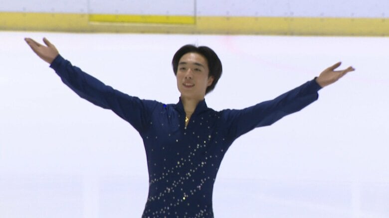 新プログラムで挑んだ田名部飛至也のショート（東北・北海道選手権）