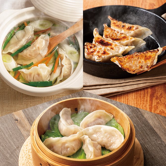 「焼き」「蒸し」「スープ」を提案（提供：崎陽軒）