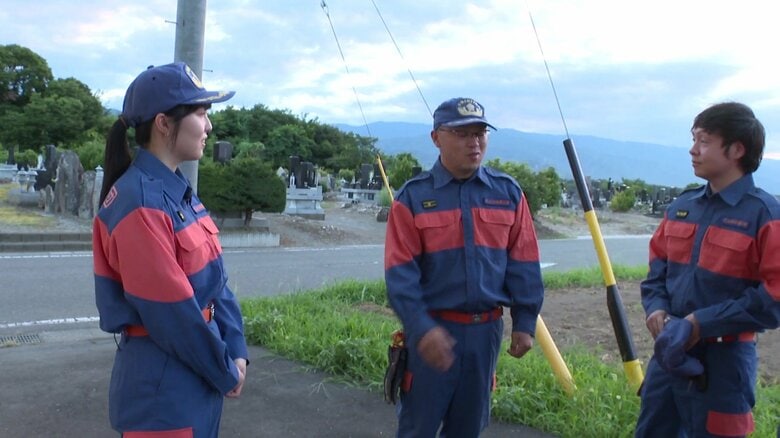 この日はポンプ車の点検などを行った