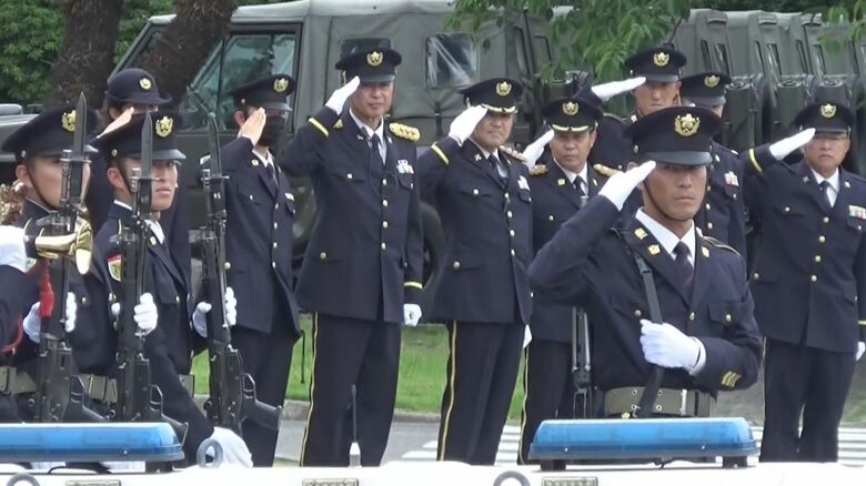 陸上自衛隊の守山駐屯地　6月21日