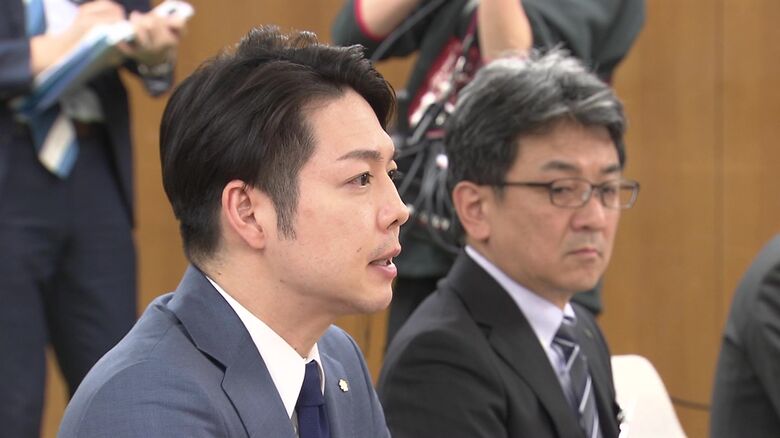 知事ははっきりと「反対」の立場を示した