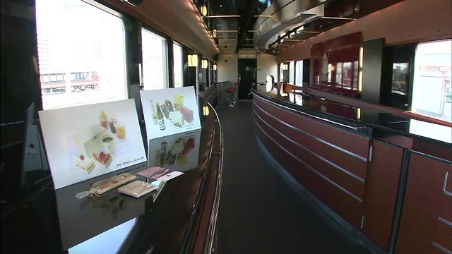 走るカフェ　フルーティアふくしま車内