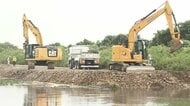 千葉でまた大雨　印旛沼では堤防復旧作業　冠水続く住宅街では水位上昇　“盛り土崩落”で排水できず