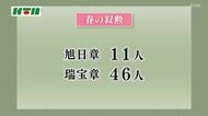 長崎県　春の叙勲　県内で57人が受章