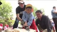 「ふわふわで気持ちよかった」幼稚園児がヒツジの毛刈り体験　夏に向けサッパリ！　広島・三次市
