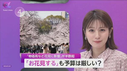今春「お花見予定」は3割以上　物価高・円安影響で予算横ばい　「日本の桜」でインバウンド客増加・消費喚起を