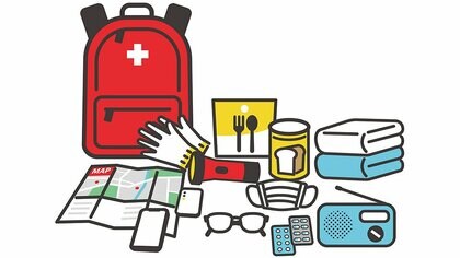 防災の備えは、できていないが半数近く 災害時の避難先を確認していない人は、自宅近くで62%、勤務先・通学先は90%