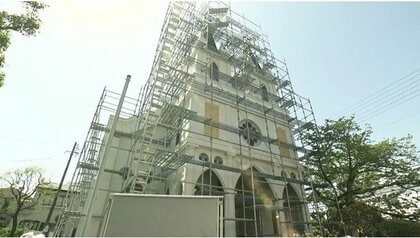 街のレガシー”カトリック教会の聖堂解体進む 90年前の仕事に感嘆 職人