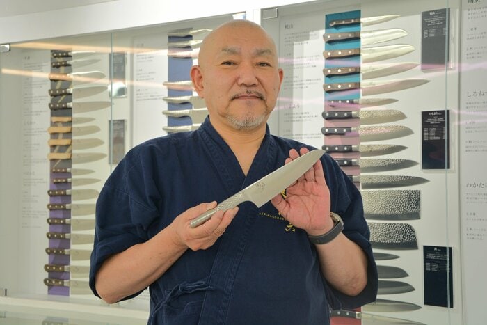 貝印の包丁マイスター・林泰彦さん
