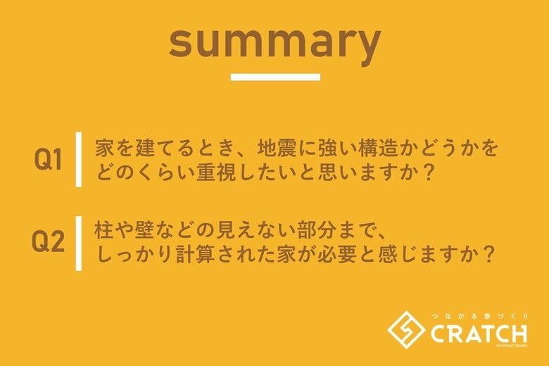 あなたのマイホーム計画、最優先事項は？福岡の家選び、新常識は「耐震」と「構造計算」！