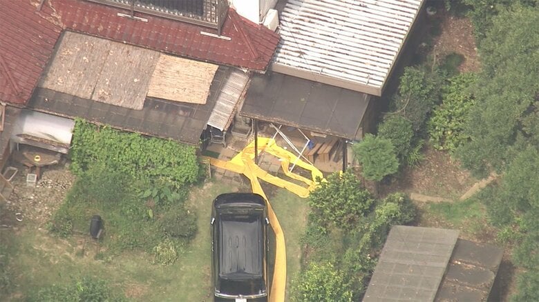 一家が殺傷された現場　茨城県