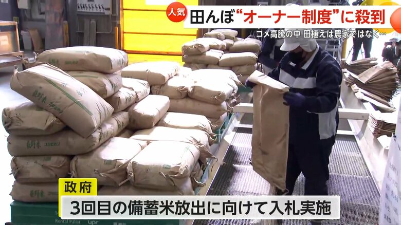 政府が3回目の放出を行う備蓄米