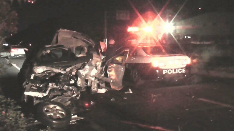 大分市の事故現場（2021年）