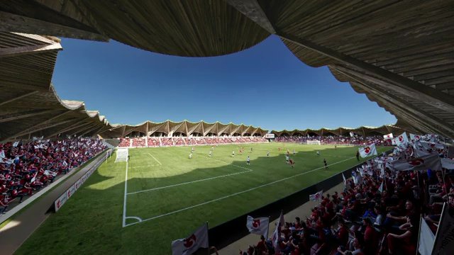 5000席規模に（画像提供：福島ユナイテッドFC／CG製作：LITdesign）