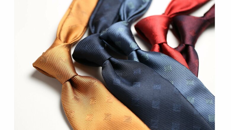 笏本縫製のネクタイ（提供：笏本縫製）