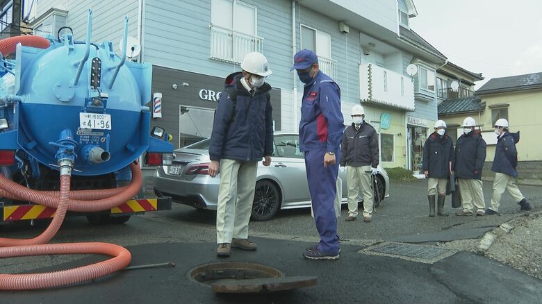 能登半島地震では断水も（新潟市西区）