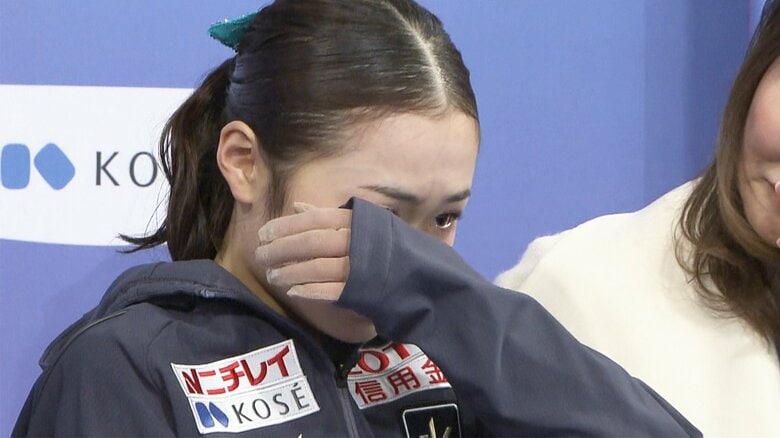 得点が発表されると島田の目には涙が…