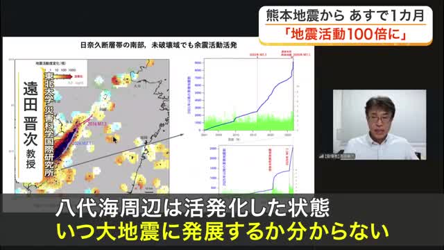 地震活動は１０年前の１００倍に　熊本地震から１カ月　東北大が現地調査結果を報告〈宮城〉