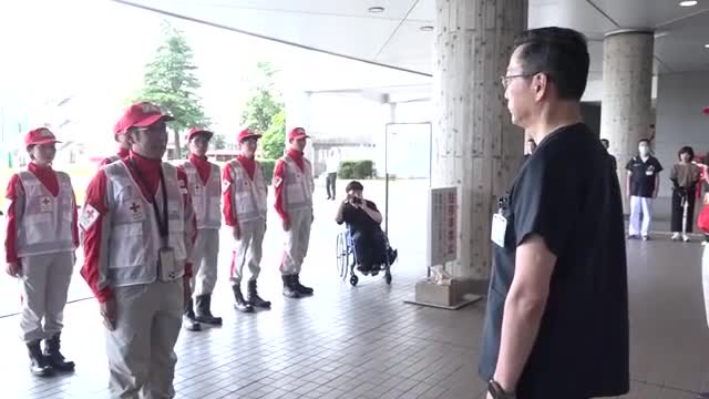 日本赤十字社富山県支部の救護班が震度6強の熊本・八代市へ「真心のこもったケア提供する」