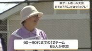 「ゲートボールが日々の楽しみ」宮城県ゲートボール大会　青空の下はつらつプレー
