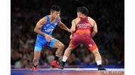パリ五輪　レスリング　男子グレコローマンスタイル60キロ級　文田 健一郎が決勝進出　銀メダル以上確定