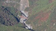 土砂崩れで作業員1人が一時生き埋め　林道工事の現場で幅40メートル・高さ50メートルほど崩落か　静岡・川根本町