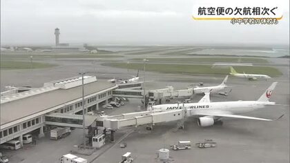 【台風18号】空の便268便欠航、バス・モノレールは25日最終まで運行　17自治体で臨時休校