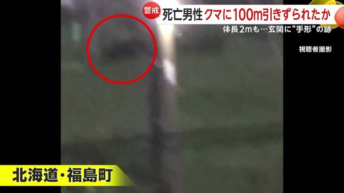 10日に撮影されていたクマ