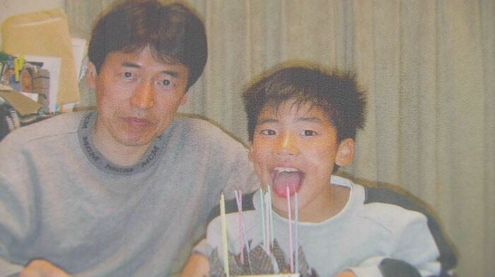 田原義則さんと次男の寛さん