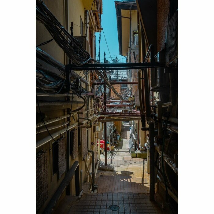 複雑に交差する配管