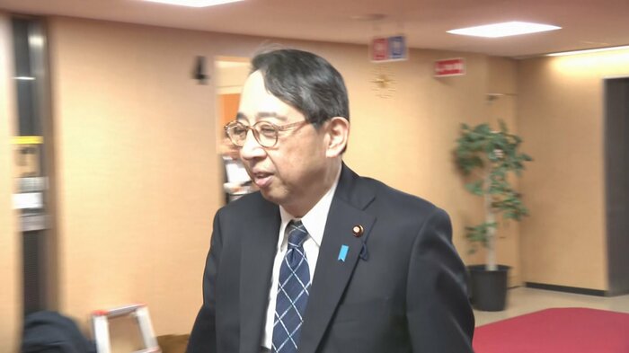 要望のため自民党本部を訪れた橘衆院議員