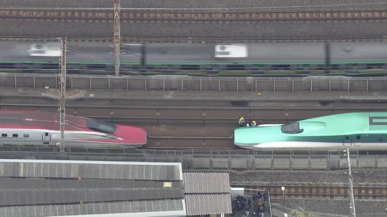 【大混雑】東北新幹線“連結運転”中止で座席数減少…山形・秋田新幹線は乗り換え必要に　春休み前…中止いつまで?　調査官「終わるめど言えない」｜FNNプライムオンライン
