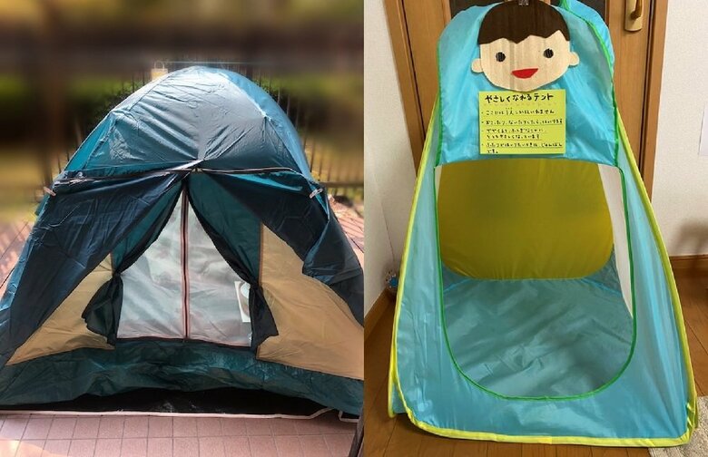 休校中の“自宅テント”が子どものイライラや兄弟ゲンカ防止に使える…投稿者2人に効果を聞いた