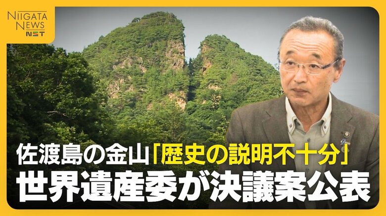 佐渡島の金山「歴史の説明不十分」 ユネスコ世界遺産委が“展示などの充実”求める決議案 佐渡市長「審議結果見て検討・対応を」新潟|FNNプライムオンライン