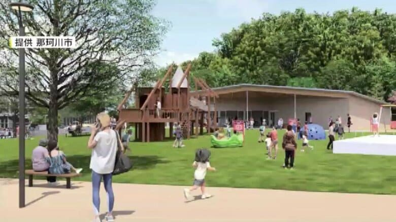 陸上トラックやサッカー場、遊具広場も　那珂川市総合運動公園の起工式　広さ約7万平方メートル　全面オープンは2029年予定　福岡｜FNNプライムオンライン