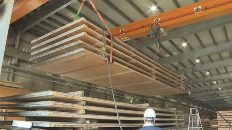 「おかえり」万博シンボル・大屋根リングの木製パネル　西条の製造企業に戻る　全国植樹祭で再利用【愛媛】｜FNNプライムオンライン