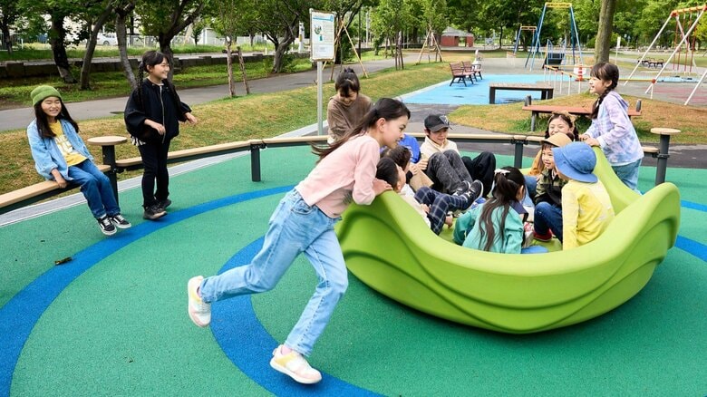 最近よく聞く「インクルーシブ遊具」ってどんなもの？公園に”置くだけでは意味がない”…開発元に聞いた設置の狙い｜FNNプライムオンライン